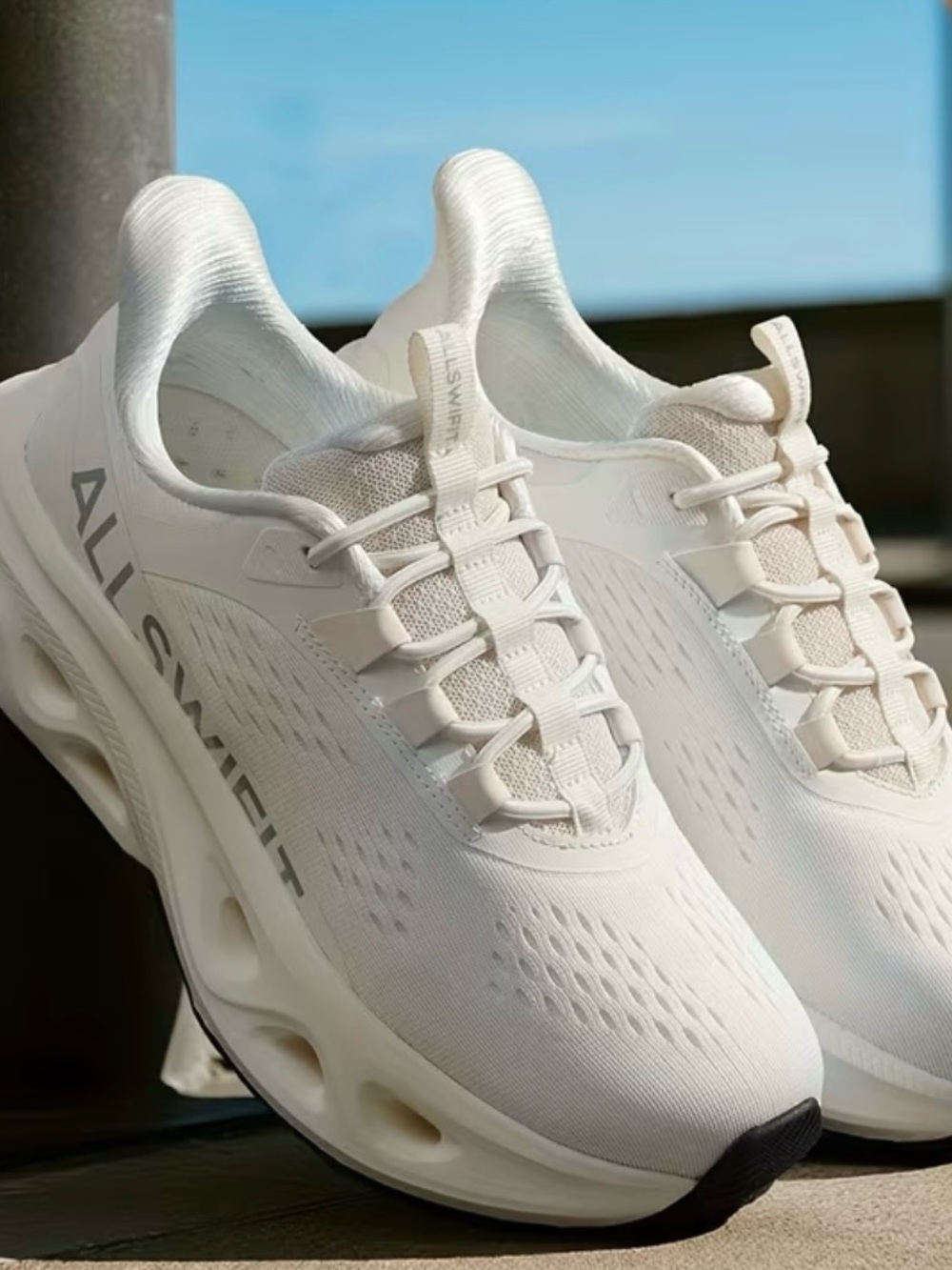 Women’s White Lightweight Running Sneakers
